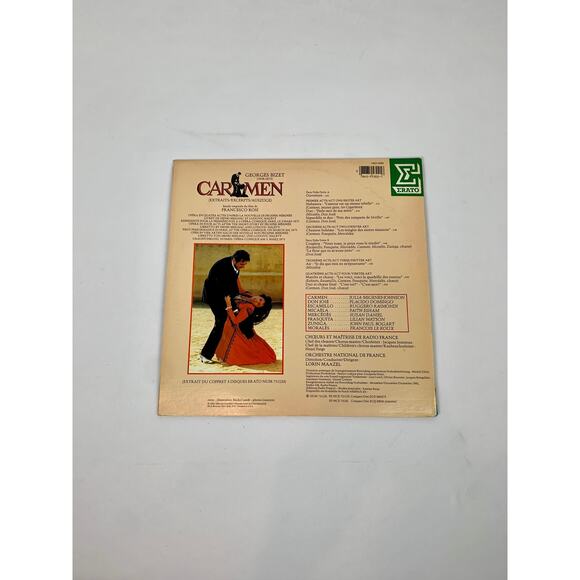 Vinyl Record Georges Bizet Carmen Excerpts 1984 Erato RCA Records #751133 - Picture 2 of 6